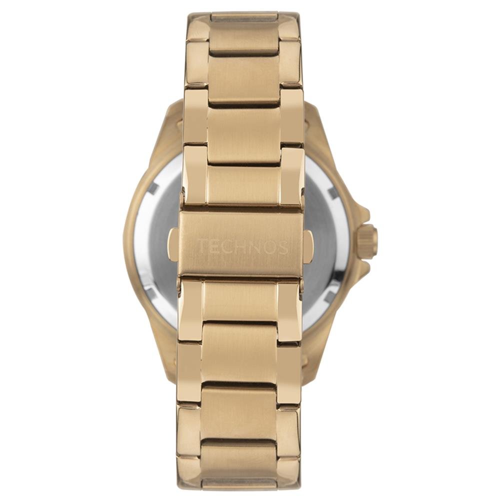 Relógio Technos Masculino Ref: 2415ei/1p Acqua Diver Dourado Dourado 3
