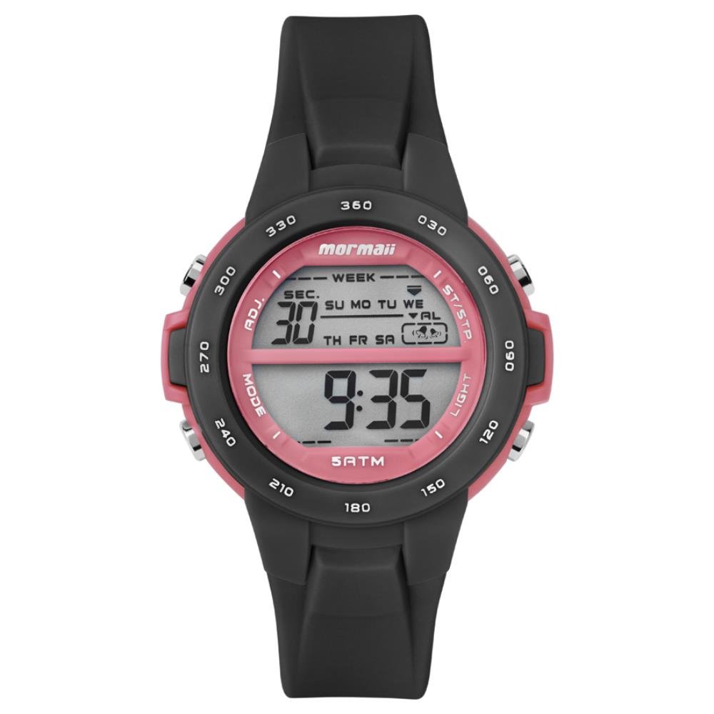 Relógio Mormaii Feminino Ref: Mo1244a/8p Infantil Digital Black