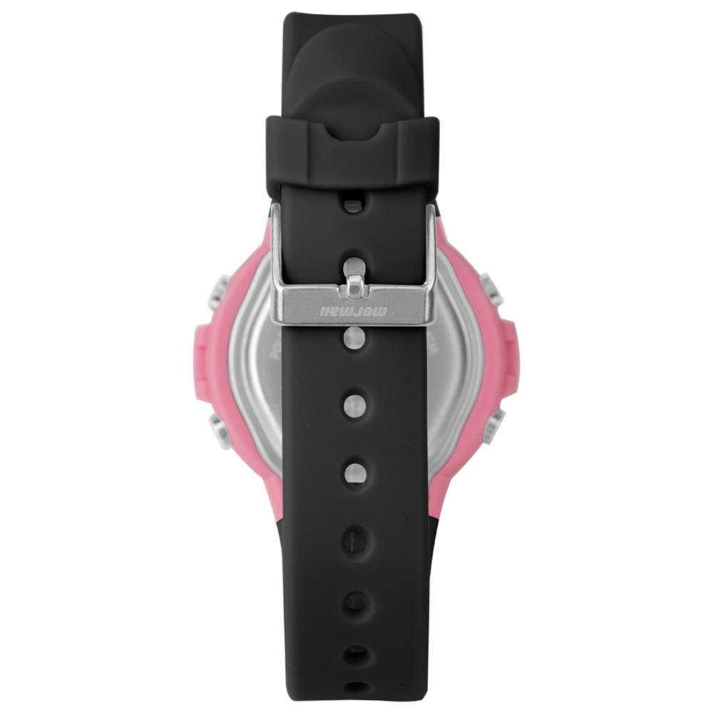 Relógio Mormaii Feminino Ref: Mo1244a/8p Infantil Digital Black Preto/Rosa 3
