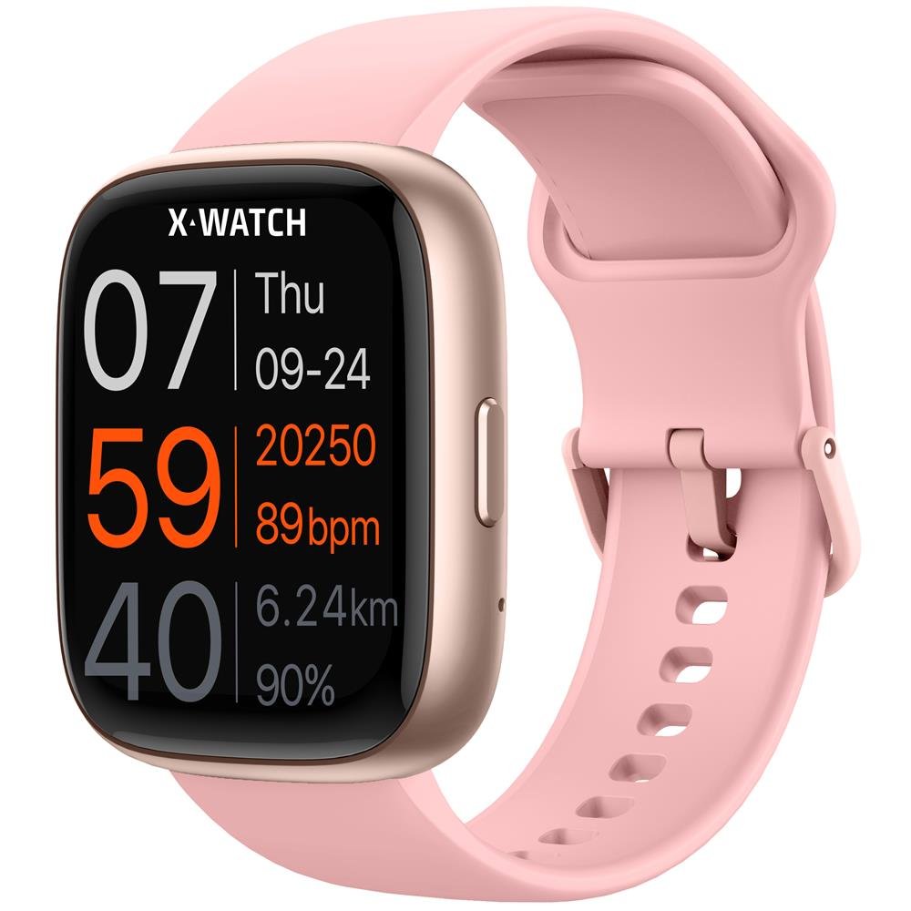 Relógio Smartwatch X-Watch Ref: Xswuqpi006a Pxrx Rosé Touch Screen