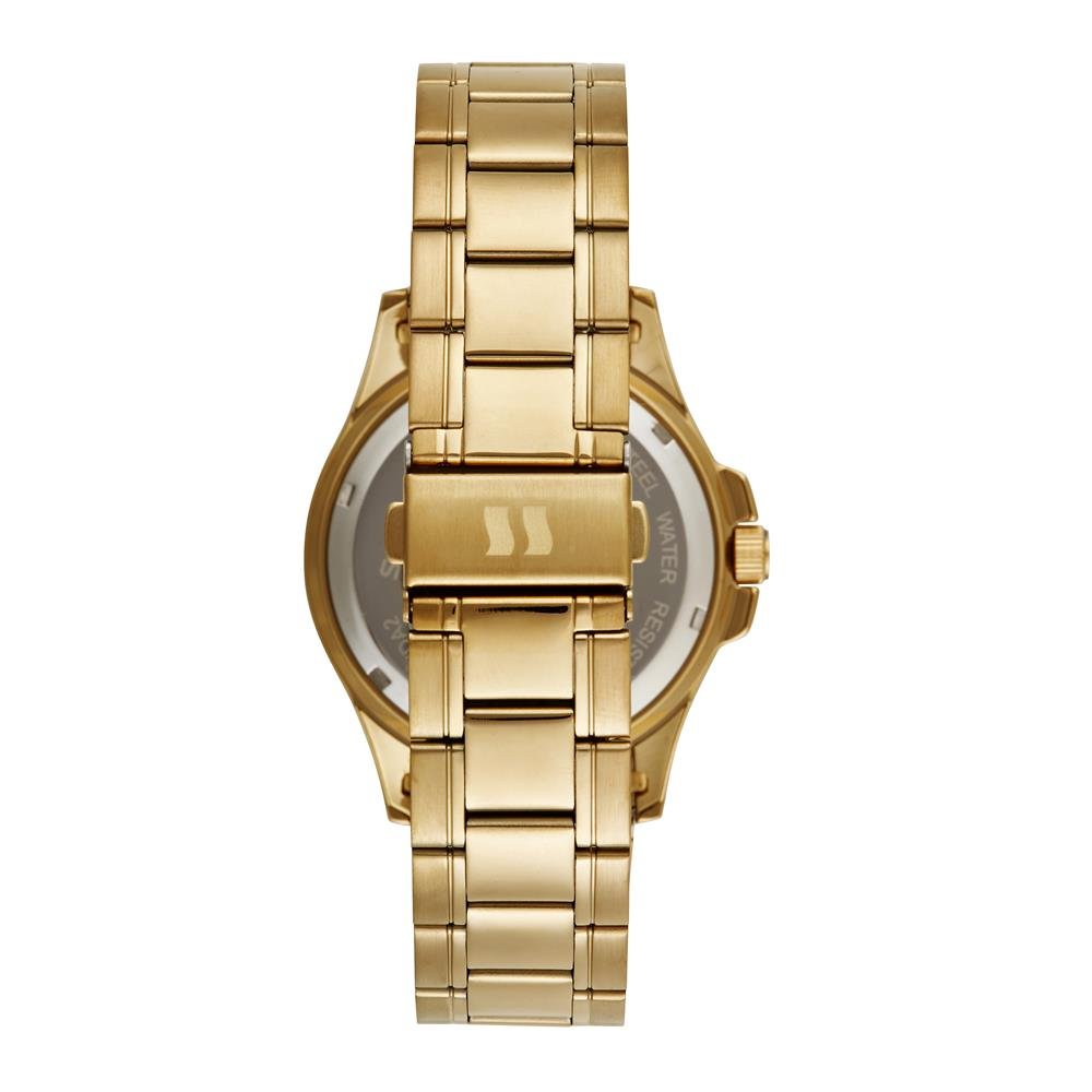 Relógio Seculus Masculino Ref: 23740gpsvda2 Esportivo Dourado Dourado 3