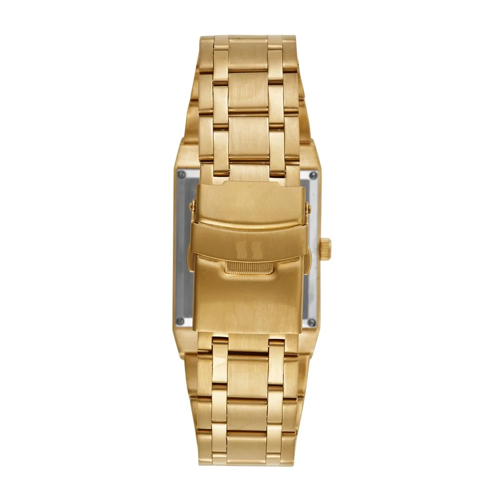 Relógio Seculus Masculino Ref: 77314gpsvda2 Retangular Dourado Dourado 4
