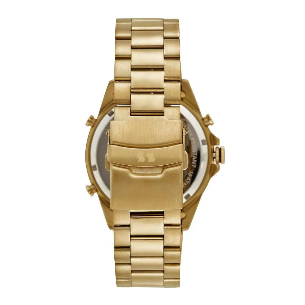Relógio Seculus Masculino Ref: 44270gpsvda2 Anadigi Dourado Dourado 4