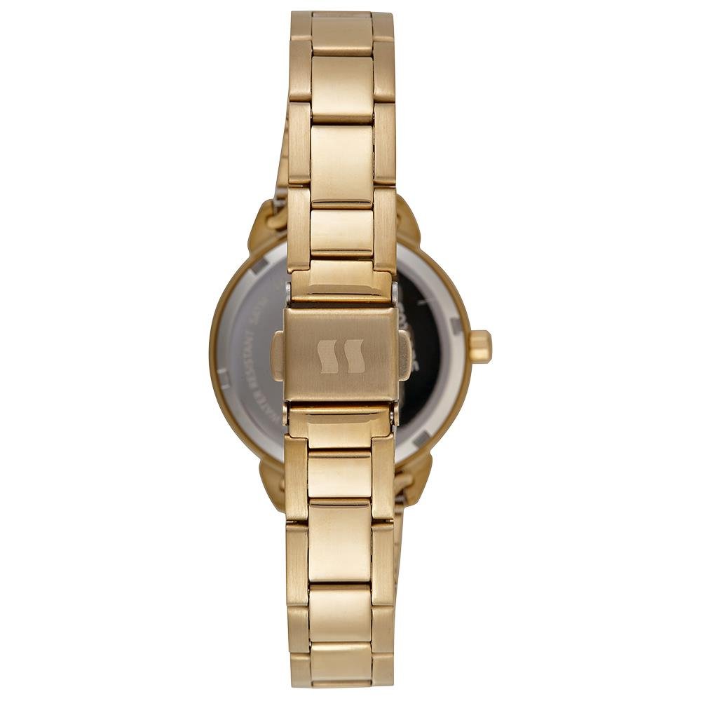 Relógio Seculus Feminino Ref: 44290lpsvda1 Casual Aço Dourado Dourado 2