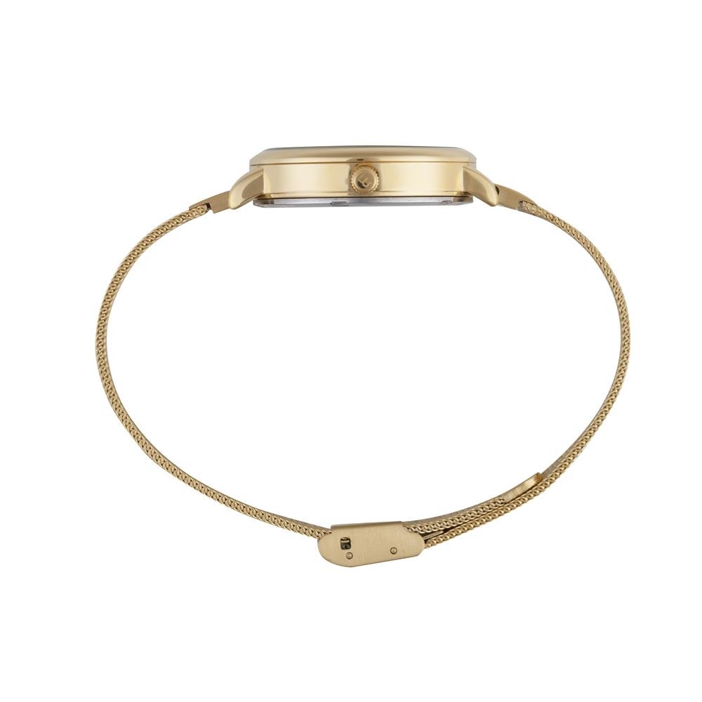 Relogio Mondaine Feminino Ref: 32918lpmvde2 Casual Mesh Dourado Dourado 4