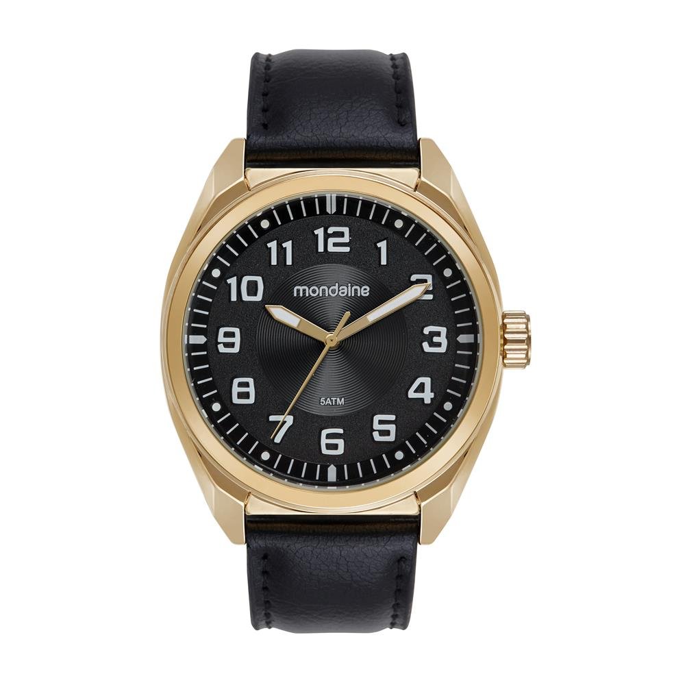 Relogio Mondaine Masculino Ref: 99809gpmvdh3 Casual Dourado