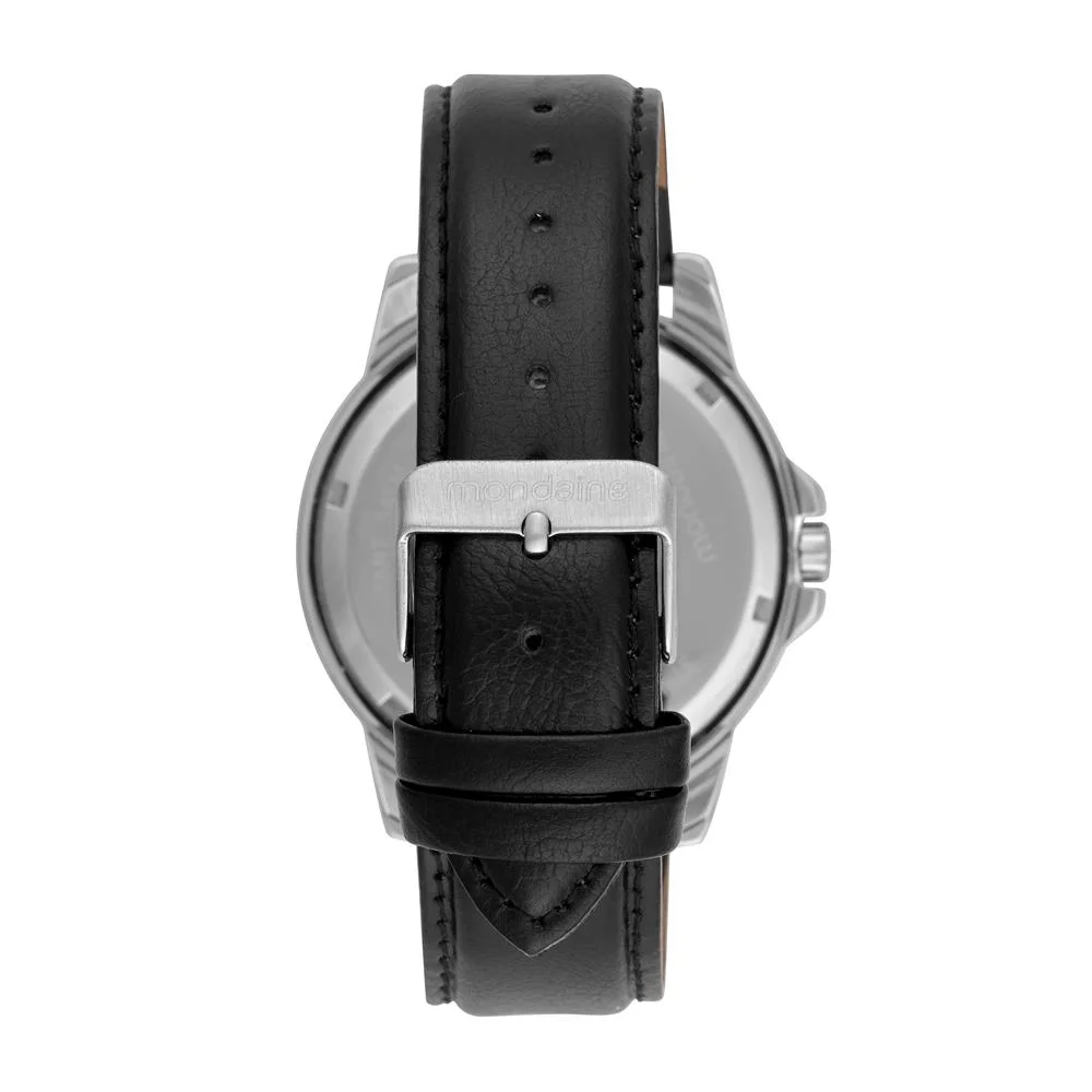 Relogio Mondaine Masculino Ref: 99810g0mvnh1 Casual Prateado Prata 3