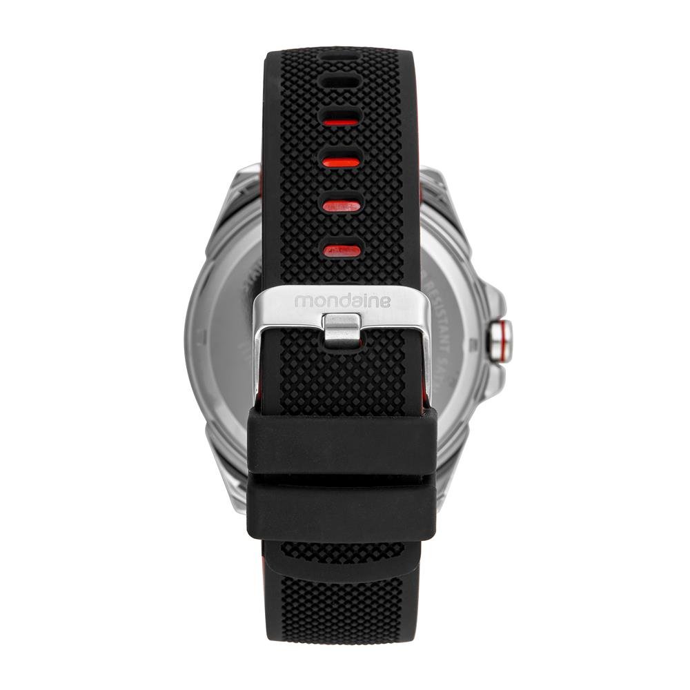 Relogio Mondaine Masculino Ref: 32896g0mvni1 Esportivo Prateado Prata 3