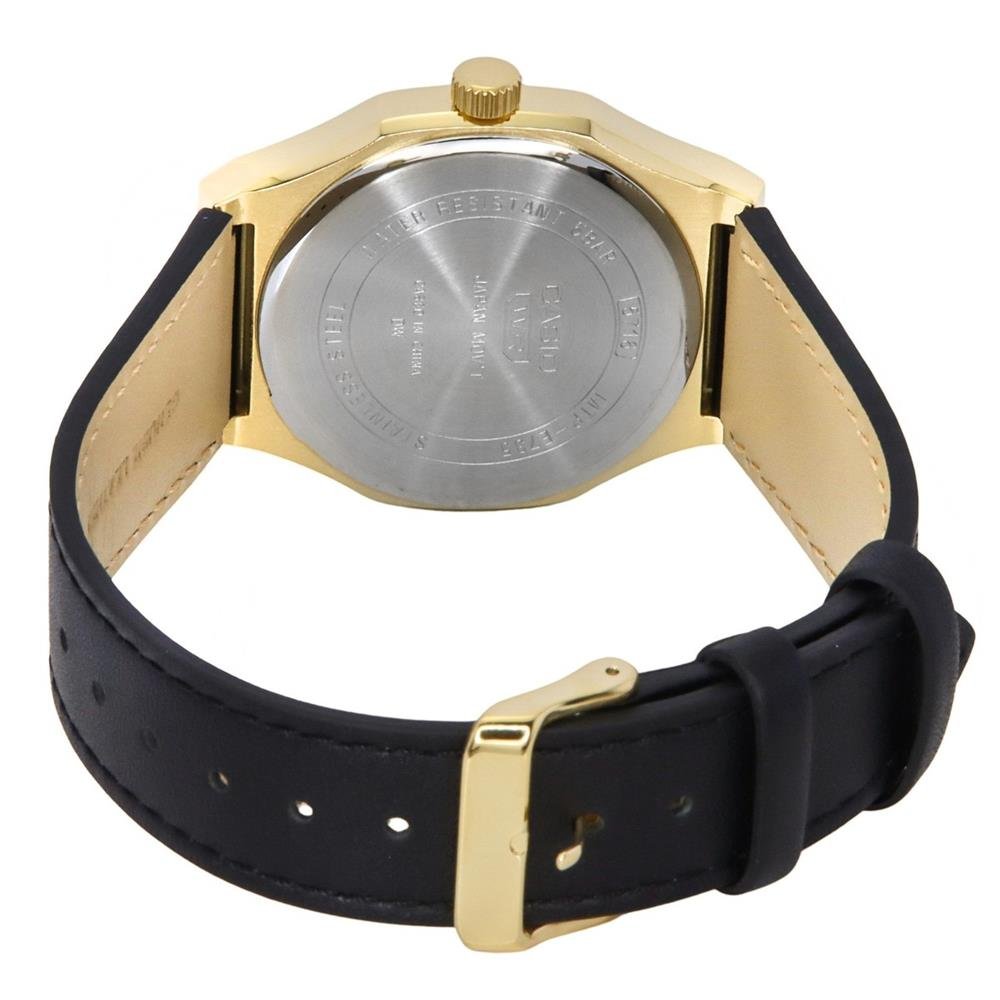 Relógio Casio Masculino Ref: Mtp-e735gl-1avdf Clássico Dourado Dourado 2