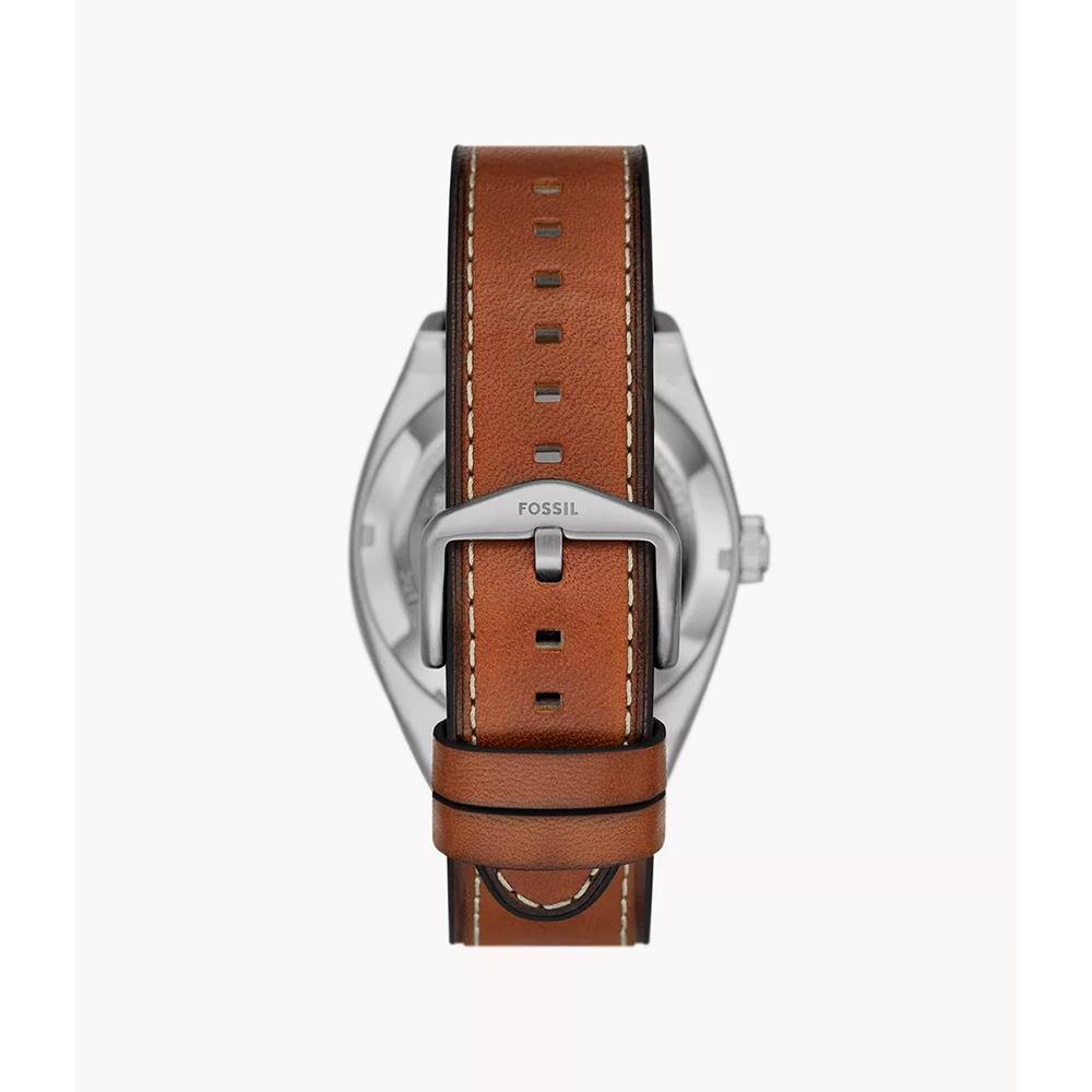 Relógio Fossil Masculino Ref: Me3261/0vn Automático Esqueleto Prateado Prata 2
