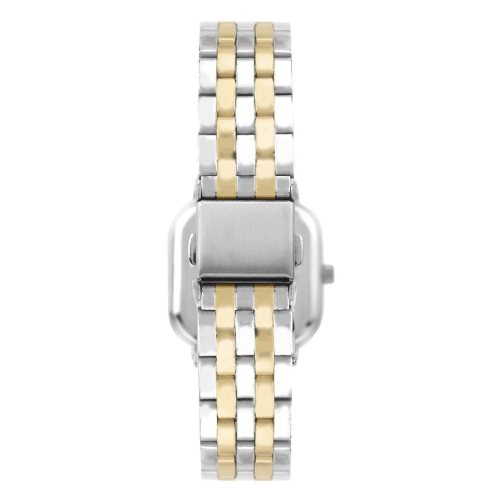 Relógio Technos Feminino Ref: Gl32bc/1k Retangular Bicolor Prata 3