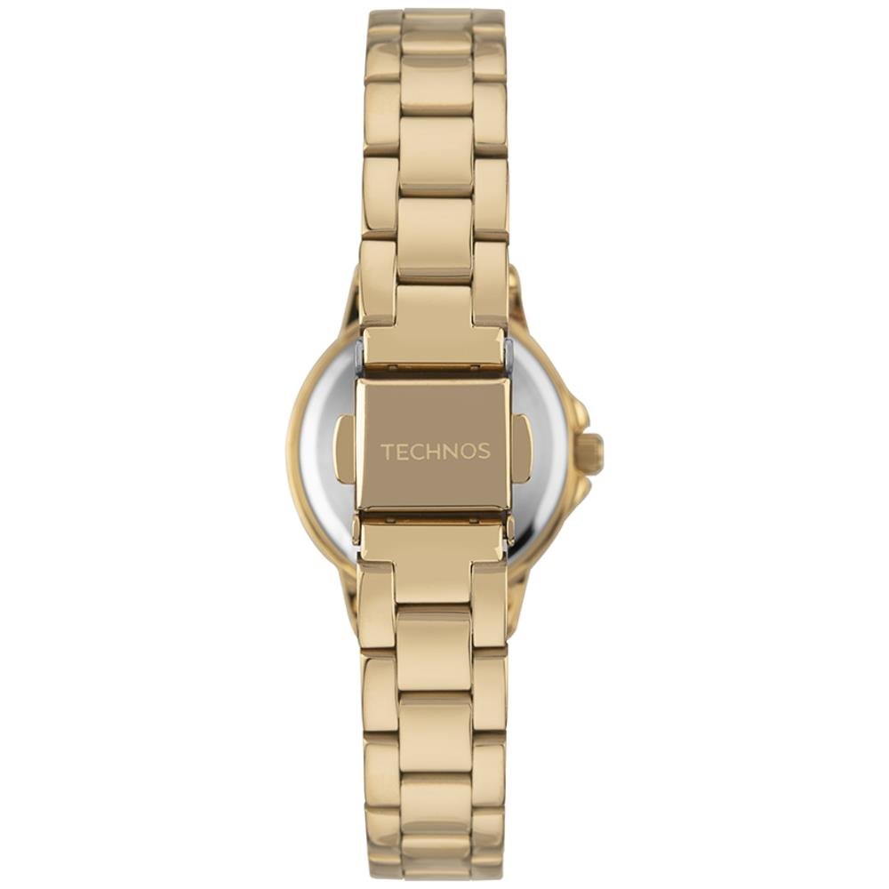 Relógio Technos Feminino Ref: 2036nbd/1k Elegance Dourado Dourado 3