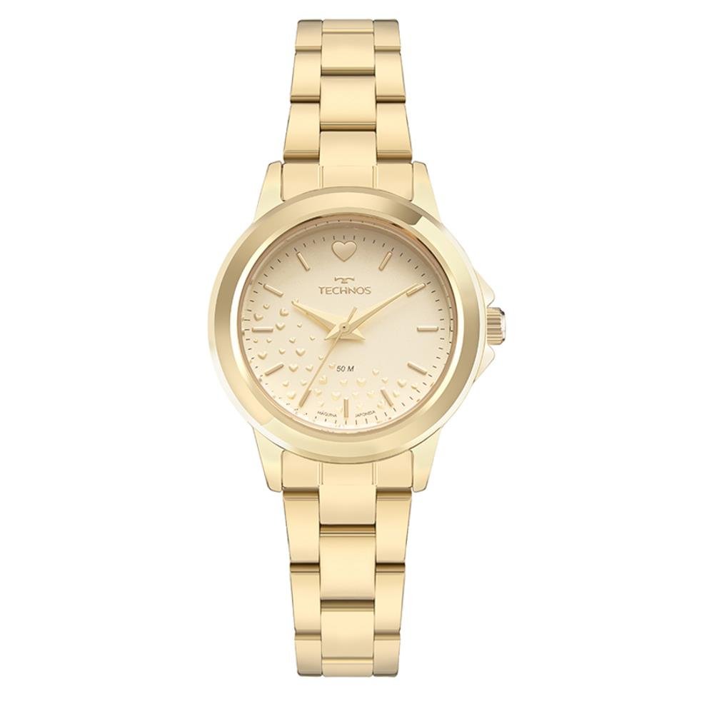 Relógio Technos Feminino Ref: 2036nbj/1x Fashion Dourado