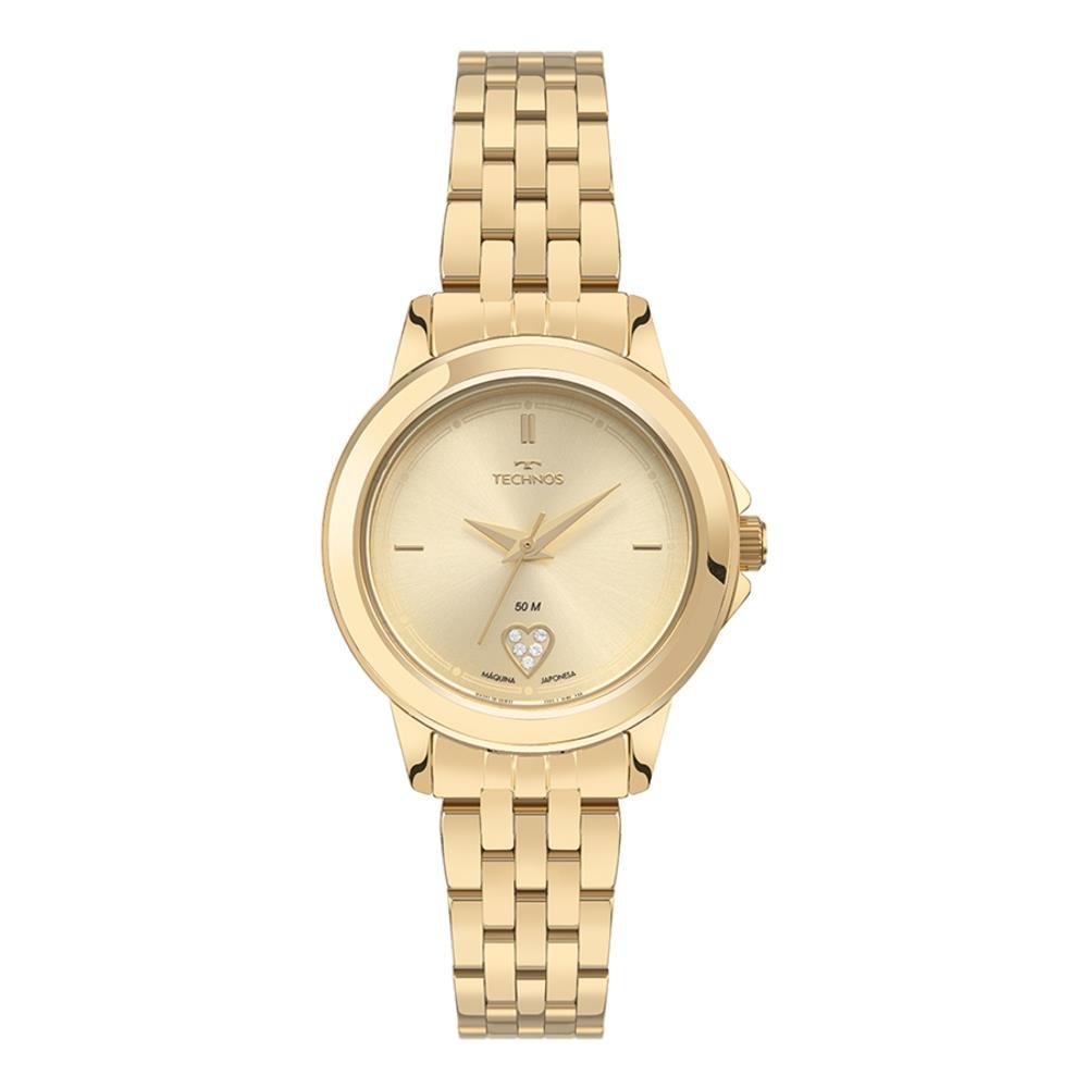 Relógio Technos Feminino Ref: 2035ncx/1x Fashion Dourado