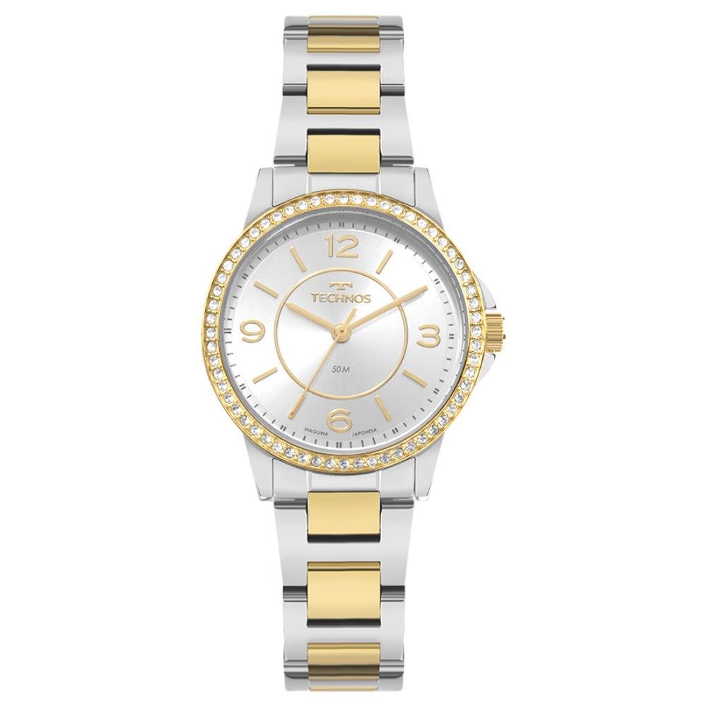 Relógio Technos Feminino Ref: 2035nch/1k Elegance Bicolor