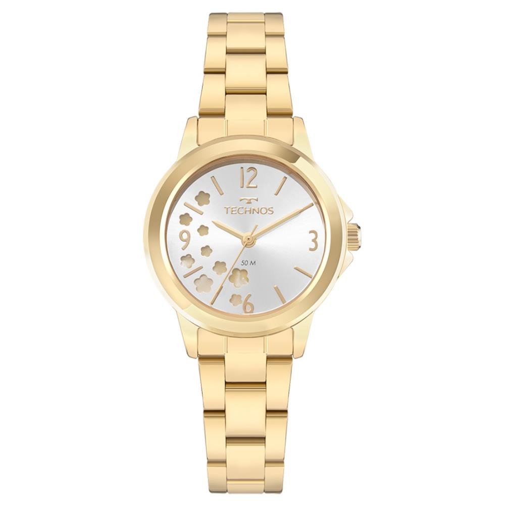 Relógio Technos Feminino Ref: 2036nbl/1k Fashion Dourado