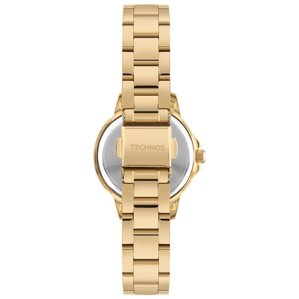 Relógio Technos Feminino Ref: 2036nbl/1k Fashion Dourado Dourado 2