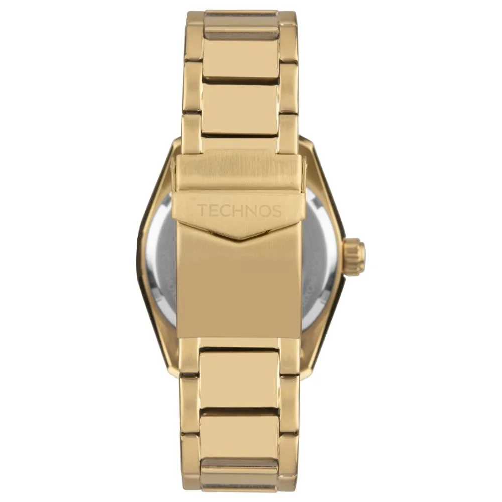 Relógio Technos Masculino Ref: 8205oz/1p Automático Acqua Dourado Dourado 2