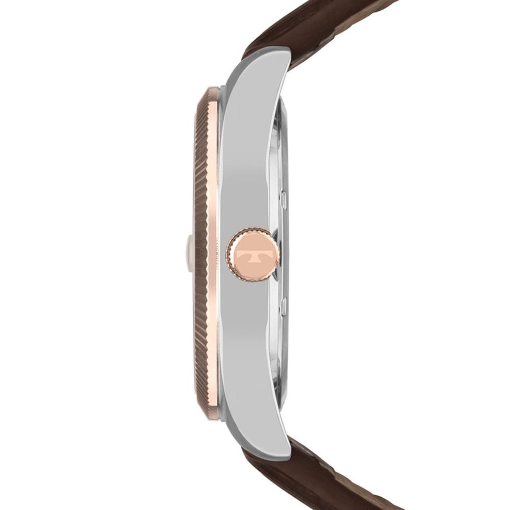 Relógio Technos Masculino Ref: 2317ai/0c Clássico Riviera Bicolor Prata 2
