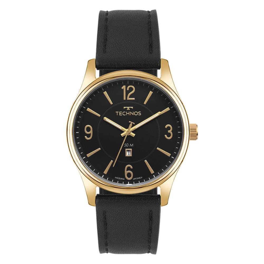 Relógio Technos Masculino Ref: 2115tzw/0p Classic Dourado