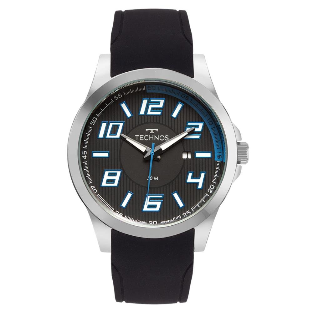 Relógio Technos Masculino Ref: 2115naz/2p Racer Prateado Prata 3
