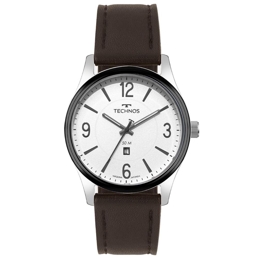 Relógio Technos Masculino Ref: 2115tzy/0k Classic Prateado