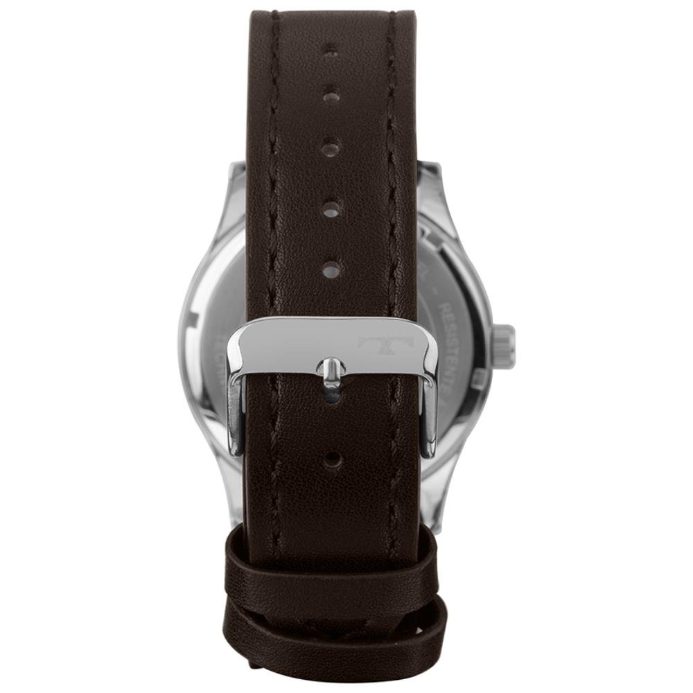 Relógio Technos Masculino Ref: 2115tzy/0k Classic Prateado Branco 2