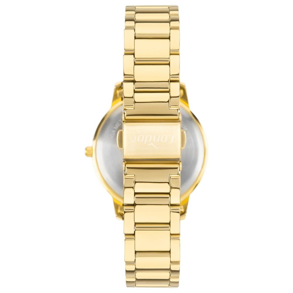 Relógio Condor Feminino Ref: Co2035nqu/4x Casual Dourado Dourado 3