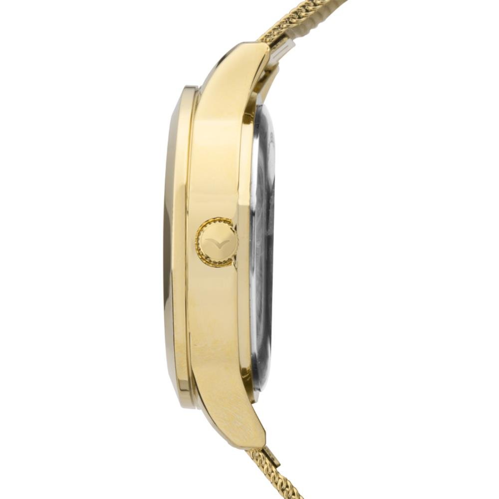 Relógio Condor Feminino Ref: Co2035nir/4k Casual Mesh Dourado Dourado 2