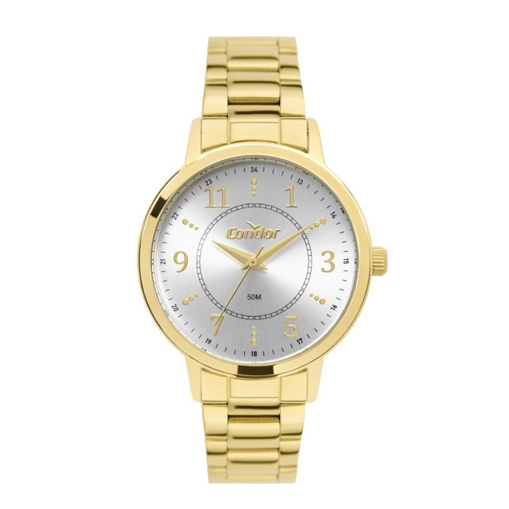 Relógio Condor Feminino Ref: Co2035nin/4k Casual Dourado