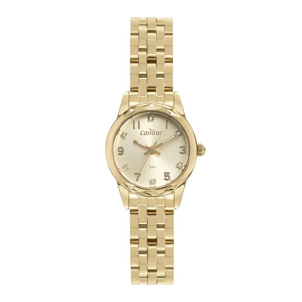 Relógio Condor Feminino Ref: Co2035nft/4x Casual Dourado