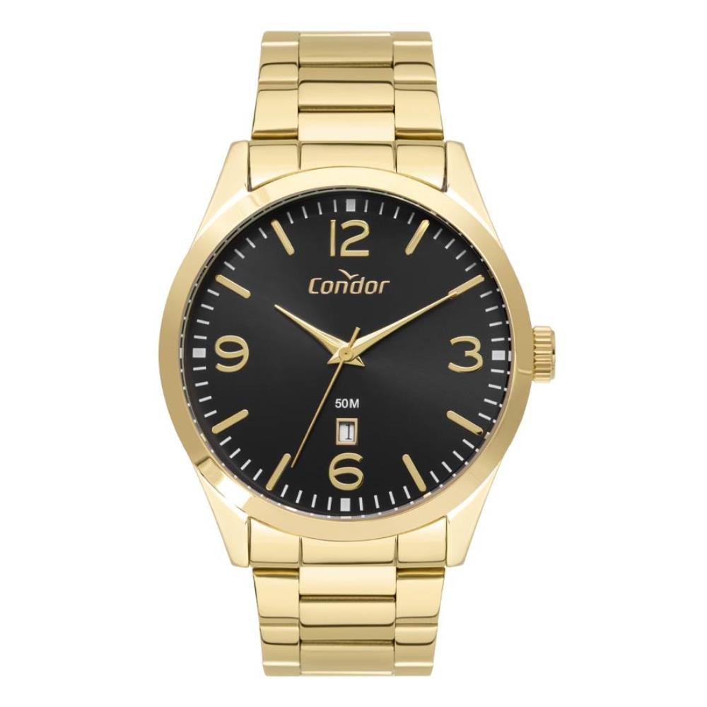 Relógio Condor Masculino Ref: Co2115mxj/4p Casual Dourado