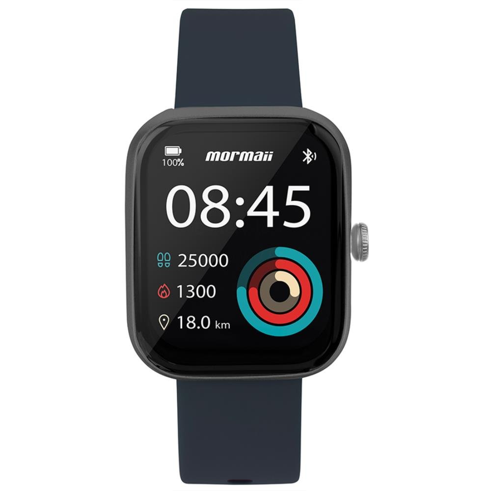 Relógio Smartwatch Mormaii Life Ultra Ref: Molifeuad/8p Grafite Preto 3