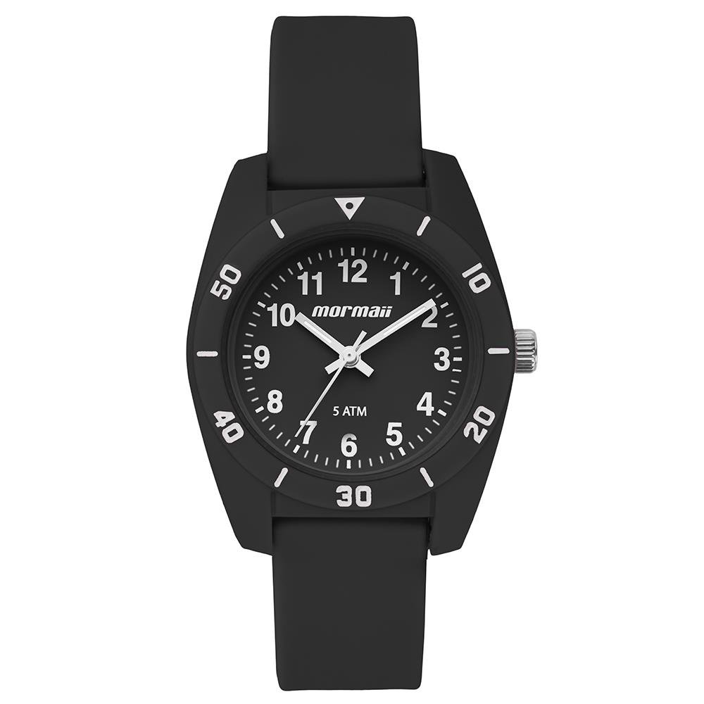 Relógio Mormaii Masculino Ref: Mopc21saa/8p Analógico Infantil Black
