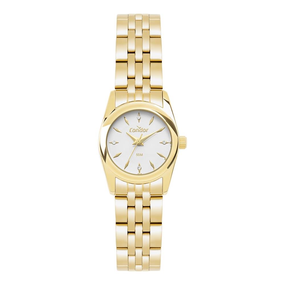Relógio Condor Feminino Ref: Co2035nws/4k Casual Dourado