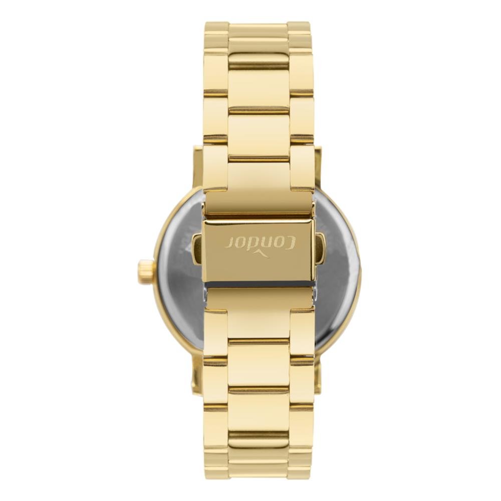 Relógio Condor Feminino Ref: Co2035nfx/4k Casual Dourado Dourado 3