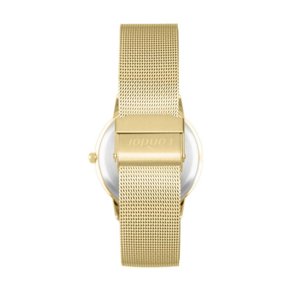 Relógio Condor Feminino Ref: Co2035nqt/4k Casual Mesh Dourado Dourado 3