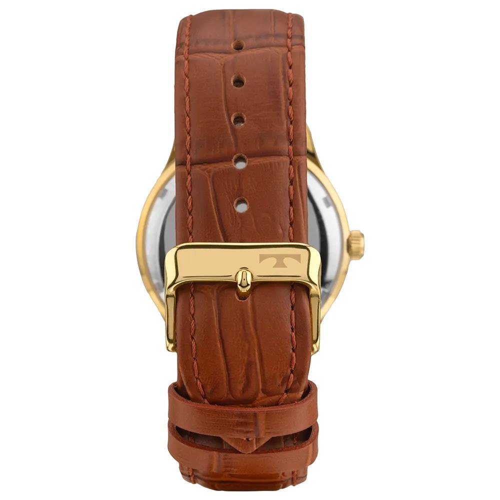 Relógio Technos Masculino Ref: 8n24aq/0x Automático Esqueleto Dourado Dourado 2