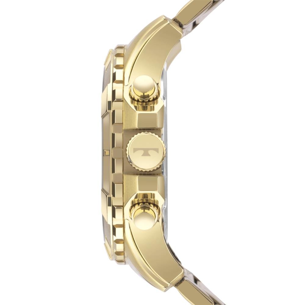 Relógio Technos Masculino Ref: Js15ems/4a Cronógrafo Legacy Dourado Dourado 3