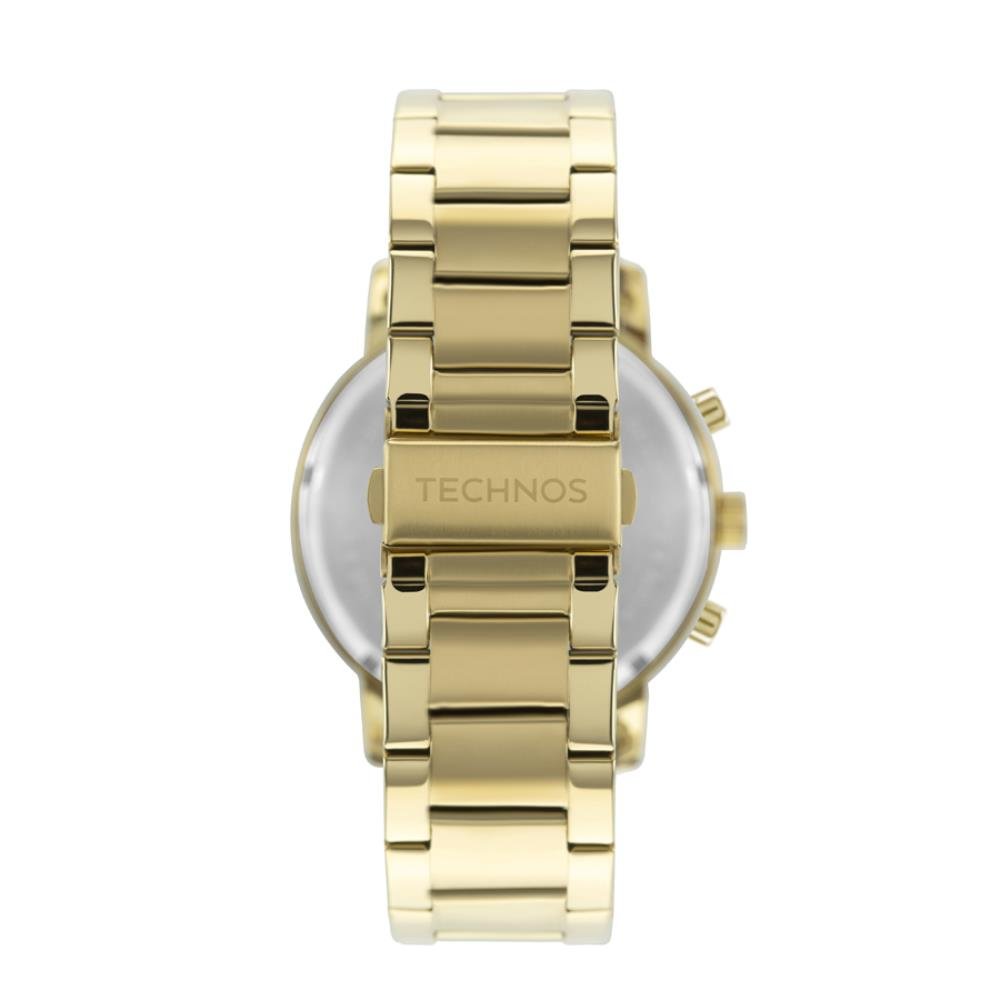 Relógio Technos Masculino Ref: Js25bcl/1a Cronógrafo Golf Dourado Dourado 2