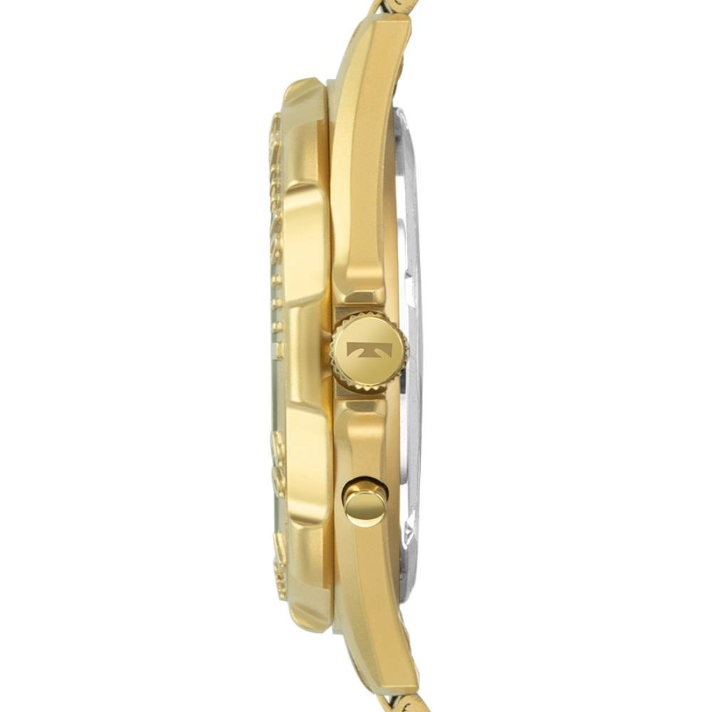 Relógio Technos Masculino Ref: Wt2050afn/1p Skydiver Anadigi Dourado Dourado 3