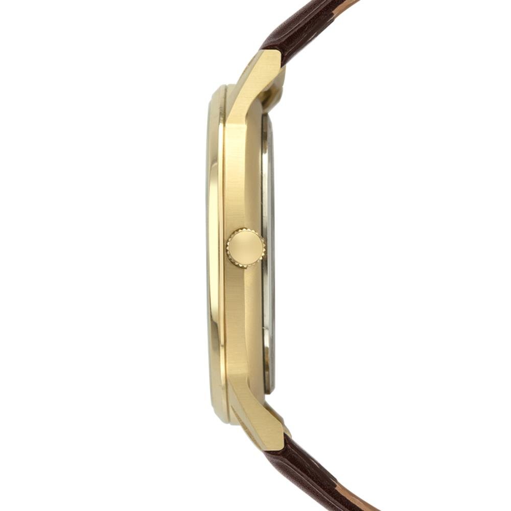 Relógio Technos Masculino Ref: Gm10yu/0d Slim Dourado Dourado 2