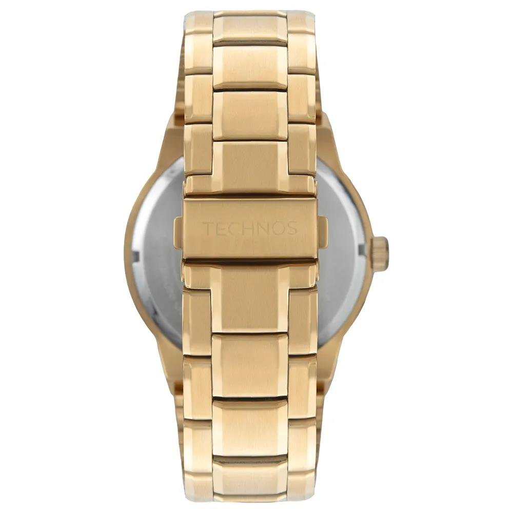Relógio Technos Masculino Ref: 2117ldc/1a Skymaster Dourado Dourado 3