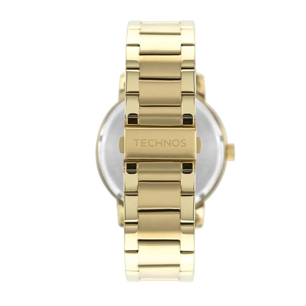 Relógio Technos Masculino Ref: 2115lap/1p Clássico Golf Dourado Dourado 3