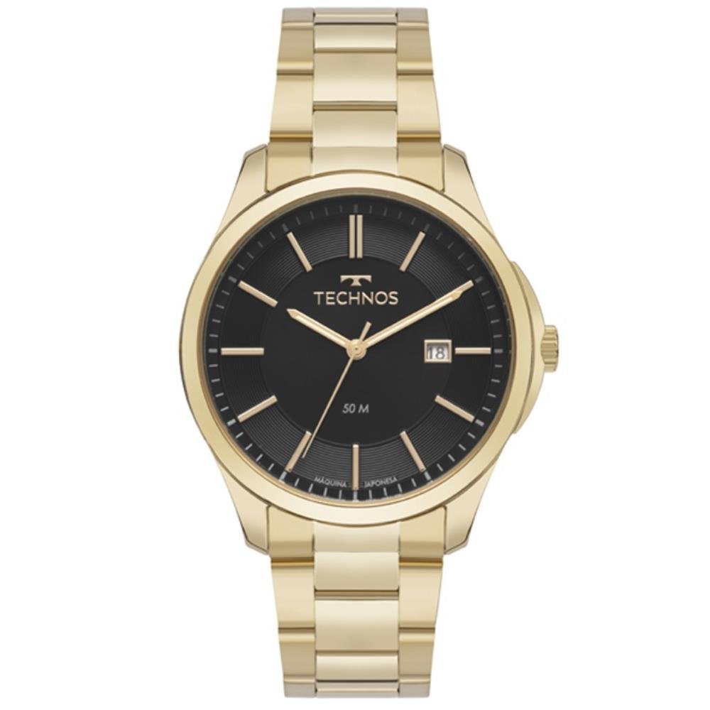 Relógio Technos Masculino Ref: 2115twr/1d Classic Dourado