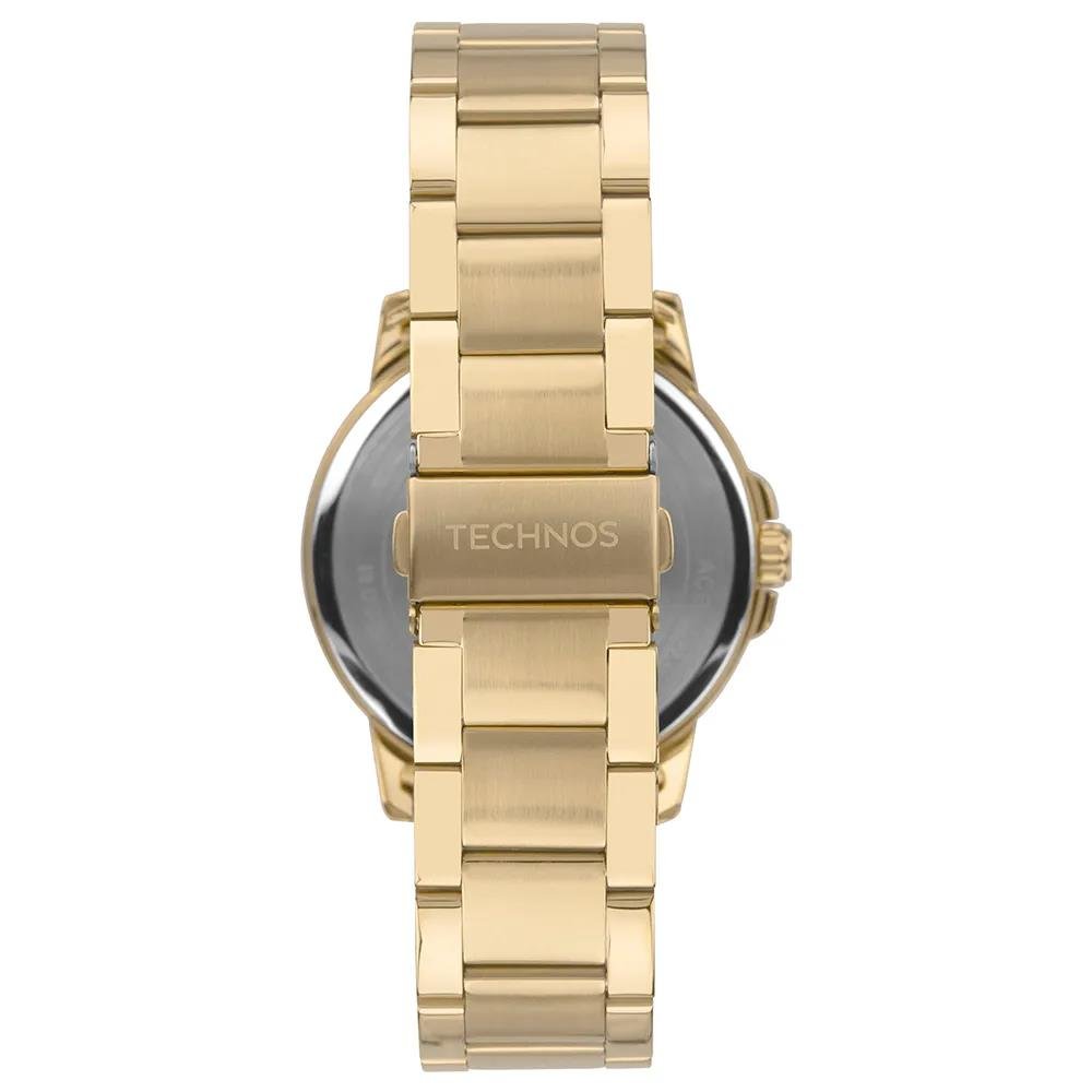 Relógio Technos Masculino Ref: 2115uco/1p Racer Dourado Dourado 3