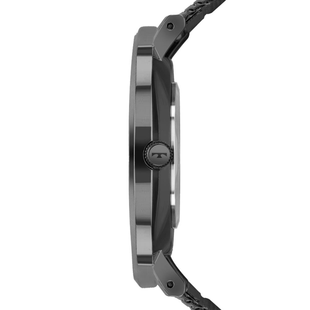 Relógio Technos Masculino Ref: 2025lua/1a Slim Mesh Grafite Preto 2