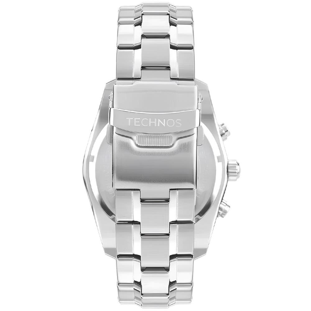 Relógio Technos Masculino Ref: Js25bbc/t1p Cronógrafo Prateado Prata 4