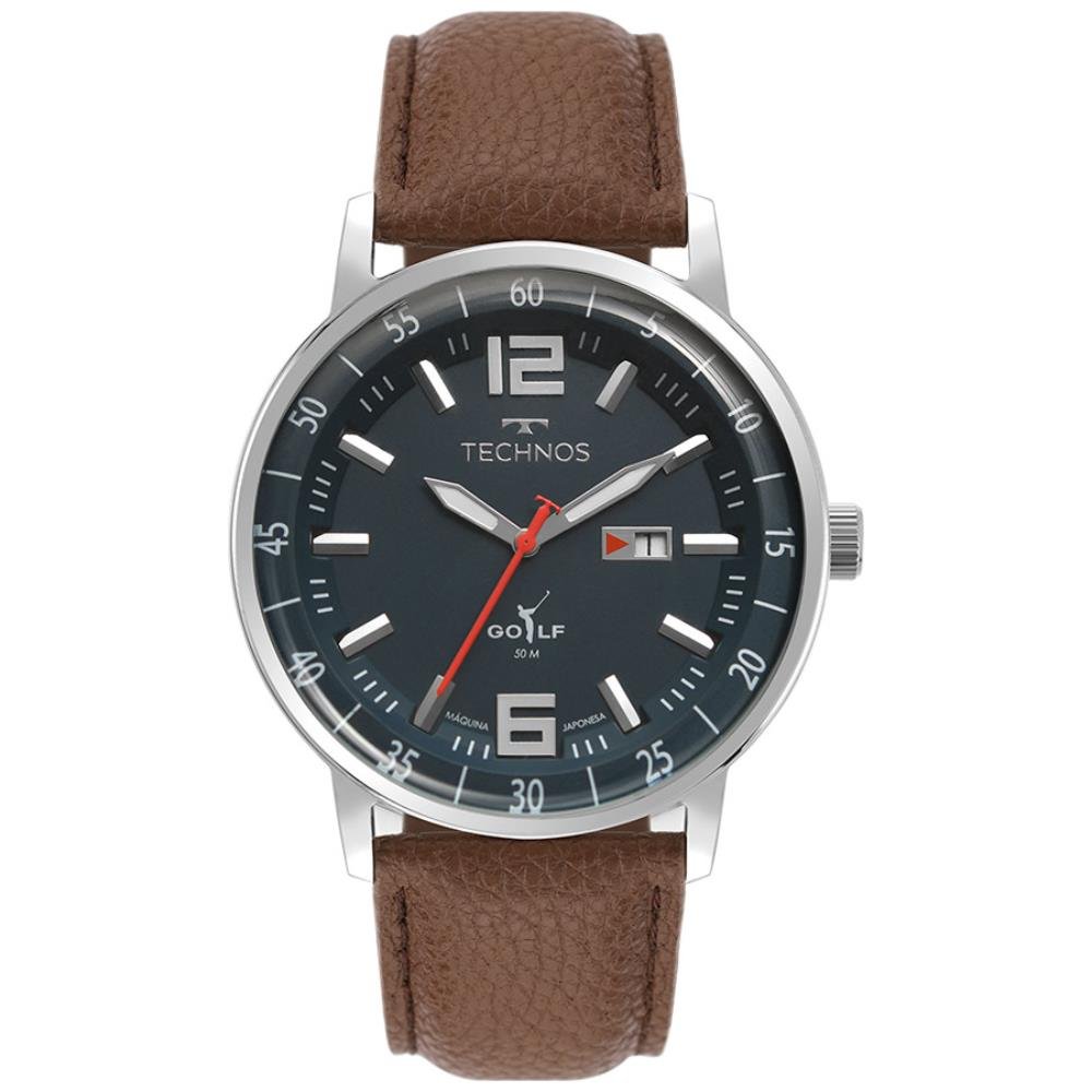 Relógio Technos Masculino Ref: 2115tvp/0a Classic Golf Prateado