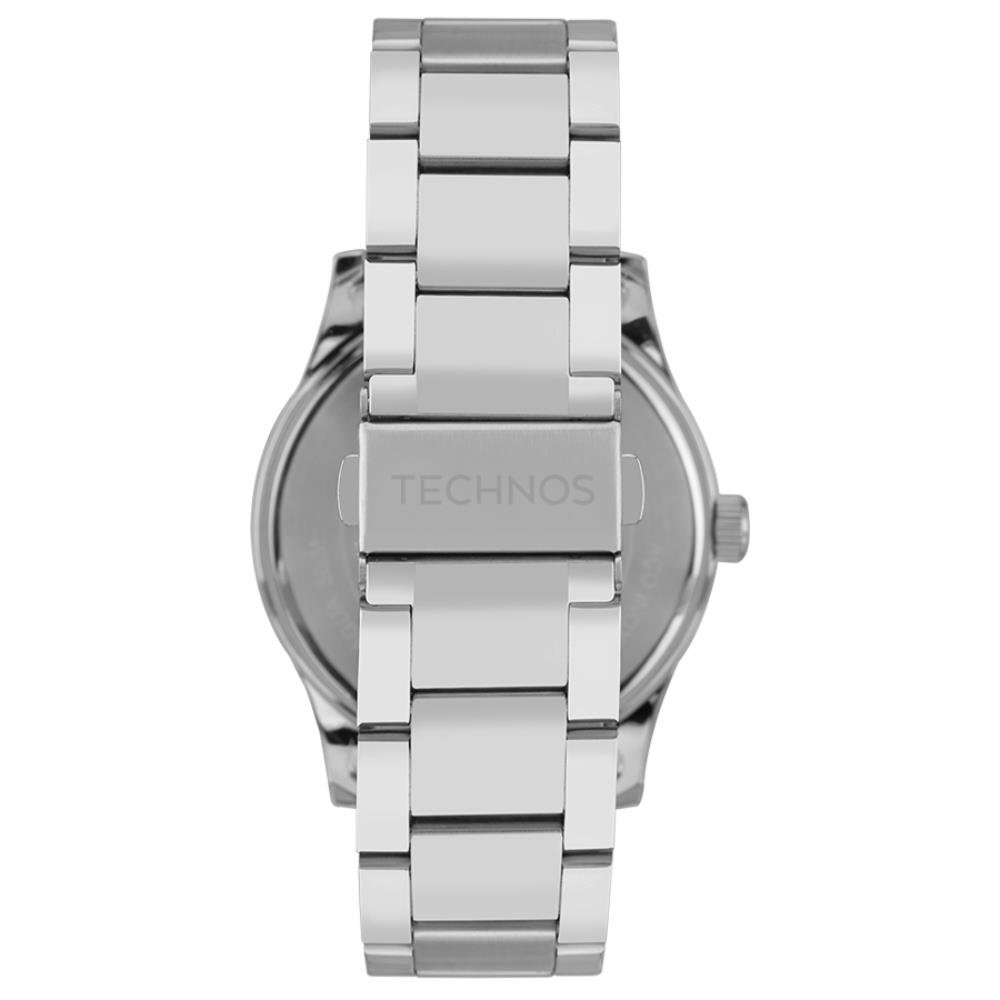 Relógio Technos Masculino Ref: 2115tzz/1a Classic Prateado Prata 2